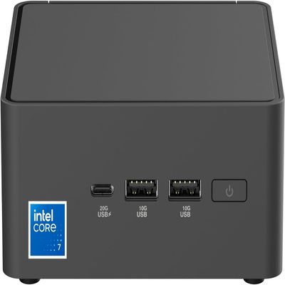 ASUS NUC 15 Pro Mini PC | Intel Core 7 240H | 32GB DDR5 RAM | 2TB SSD | WiFi 7 & Bluetooth | Intel Graphics | Quad Display Support | Windows 11 Pro | Mini PC for Home or Office