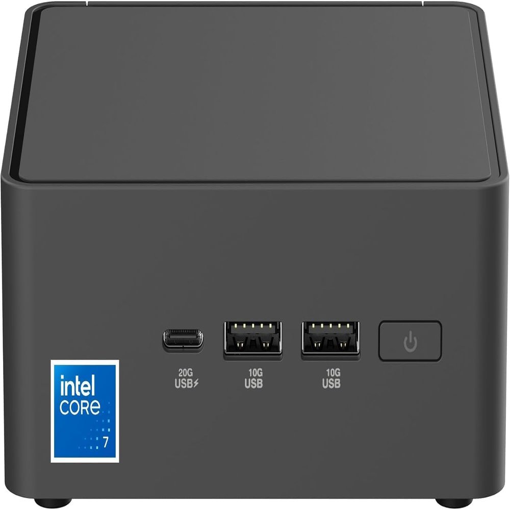 ASUS NUC 15 Pro Mini PC | Intel Core 7 240H | 32GB DDR5 RAM | 2TB SSD | WiFi 7 & Bluetooth | Intel Graphics | Quad Display Support | Windows 11 Pro | Mini PC for Home or Office
