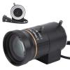 3MP Camera Zoom Lens CS Mount, Auto Iris 8 50mm FL Definition Security CCTV Accessory, Low Distortion Aluminum Alloy Lens with Fast Zoom Speed for Clear Observation, view 2
