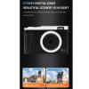 PUSOKEI 1080P HD Digital Camera, 48MP WiFi Vlogging Camera with Dual Lens, 15X Digital Zoom, Auto Focus and LED Flash, Compact Portable Cameras for Photography, Travel (Black) view 3