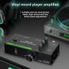 Fockety MM MC Phono Preamp, 3.5mm Headphone Output Turntable Preamplifier with 3 Band Equalization 5 Pin XLR Input Output Low Noise Preamplifier for Record Player (US Plug) view 2