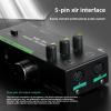 Fockety MM MC Phono Preamp, 3.5mm Headphone Output Turntable Preamplifier with 3 Band Equalization 5 Pin XLR Input Output Low Noise Preamplifier for Record Player (US Plug) view 4