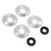 VELATEMOR Homemade Reel Cassette, Homemade Metal Reel to Cassette High Performance Retro Easy Assembly Compact for DIY Tapes (Silver) view 1