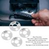 VELATEMOR Homemade Reel Cassette, Homemade Metal Reel to Cassette High Performance Retro Easy Assembly Compact for DIY Tapes (Silver) view 2