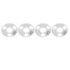 VELATEMOR Homemade Reel Cassette, Homemade Metal Reel to Cassette High Performance Retro Easy Assembly Compact for DIY Tapes (Silver) view 3
