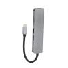 6 in 1 USB C Docking Station, Aluminum Alloy Expansion Dock, Multifunctional Hub with 4K, USB 30., PD Fast Charging, for Type C Laptops and Smartphones, Slim Portable view 2