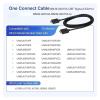 2M One Connect Mini Cable Accessories BN39-02015A Replacement BN39-02014ACompatible For Samsung TV UN40JU7500F UN50JU7500F UN55JS8500F view 4