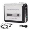 Portable USB Cassette Tape Player, Tape to MP3 Converter Stereo 35mm. with Earphone, Convert Old Tapes to Digital MP3 Format for Laptop PC, Includes Software CD and Data Line view 1