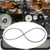 SG Store 2X Drive Belt Compatible with Philips DCC-130 DCC-170 Digital Cassette Recorder Walkman Motor Capstan Belt view 2