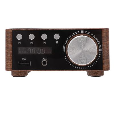 Vikye Compact Mini 5.0 Power Amplifier Stereo HiFi Digital Amp 2 Channel 50W and 50W for TVs and Projectors