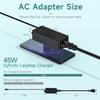 100 Pack 45W USB C Laptop Charger Compatible with Lenovo Chromebook 100e 300e 500e C330 C340 S330 S340; T480 T490 T580 E480 E580; C630 C910 C920 C930 C940 720 730 910 view 2