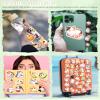 100Pcs Cute Cat Stickers for Kids,Girls,Teens,Adults, Kawaii Cartoon Kitty Decals Reusable Waterproof Vinyl Kitten Sticker for Water Bottle,Laptop,Luggage,Guitar,Phone, Cat Party Favors view 3