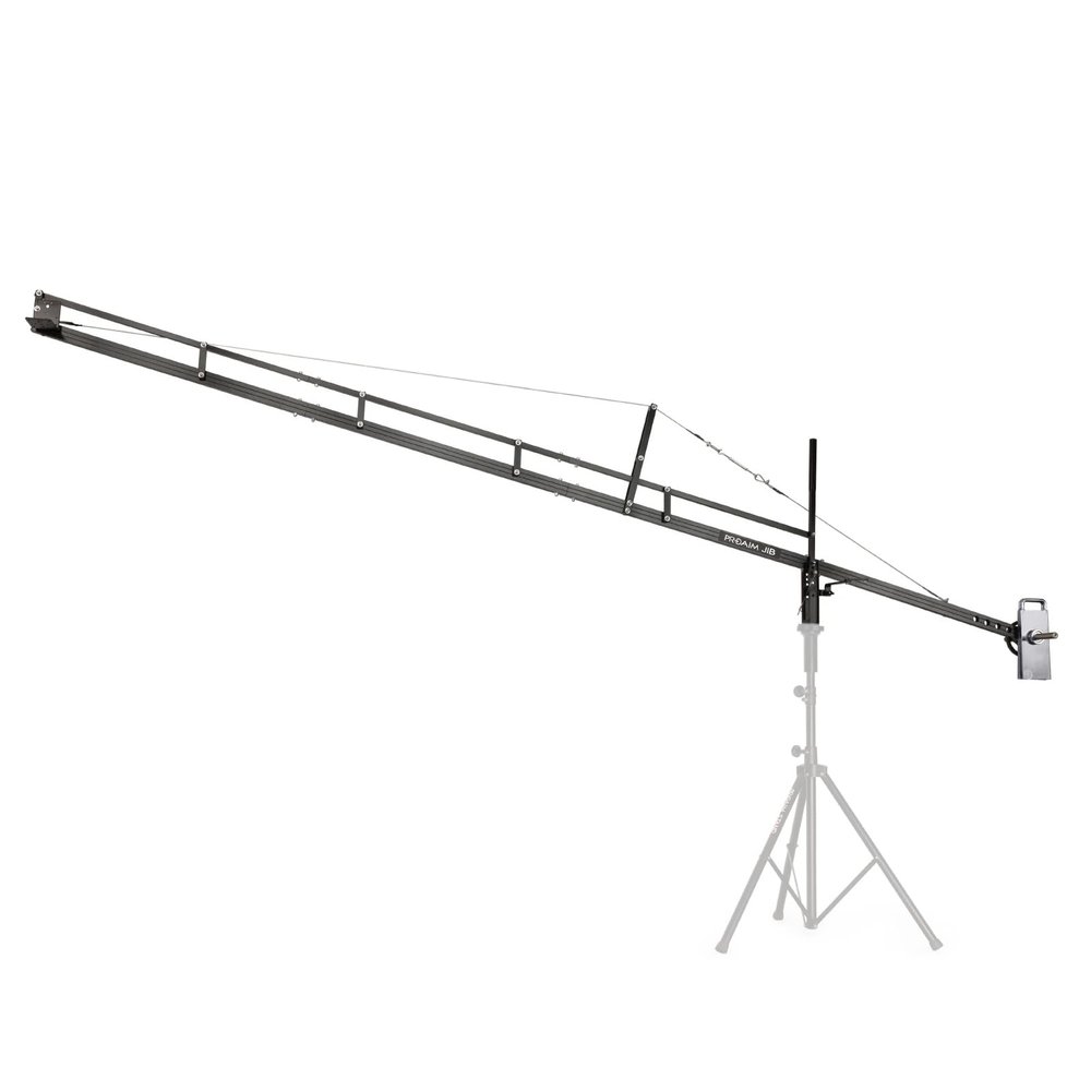 PROAIM 14ft Camera Crane Jib Arm for 3-axis Gimbals, Pan-Tilt & Fluid Head. for DSLR Video Cameras up to 8kg /17.6lb