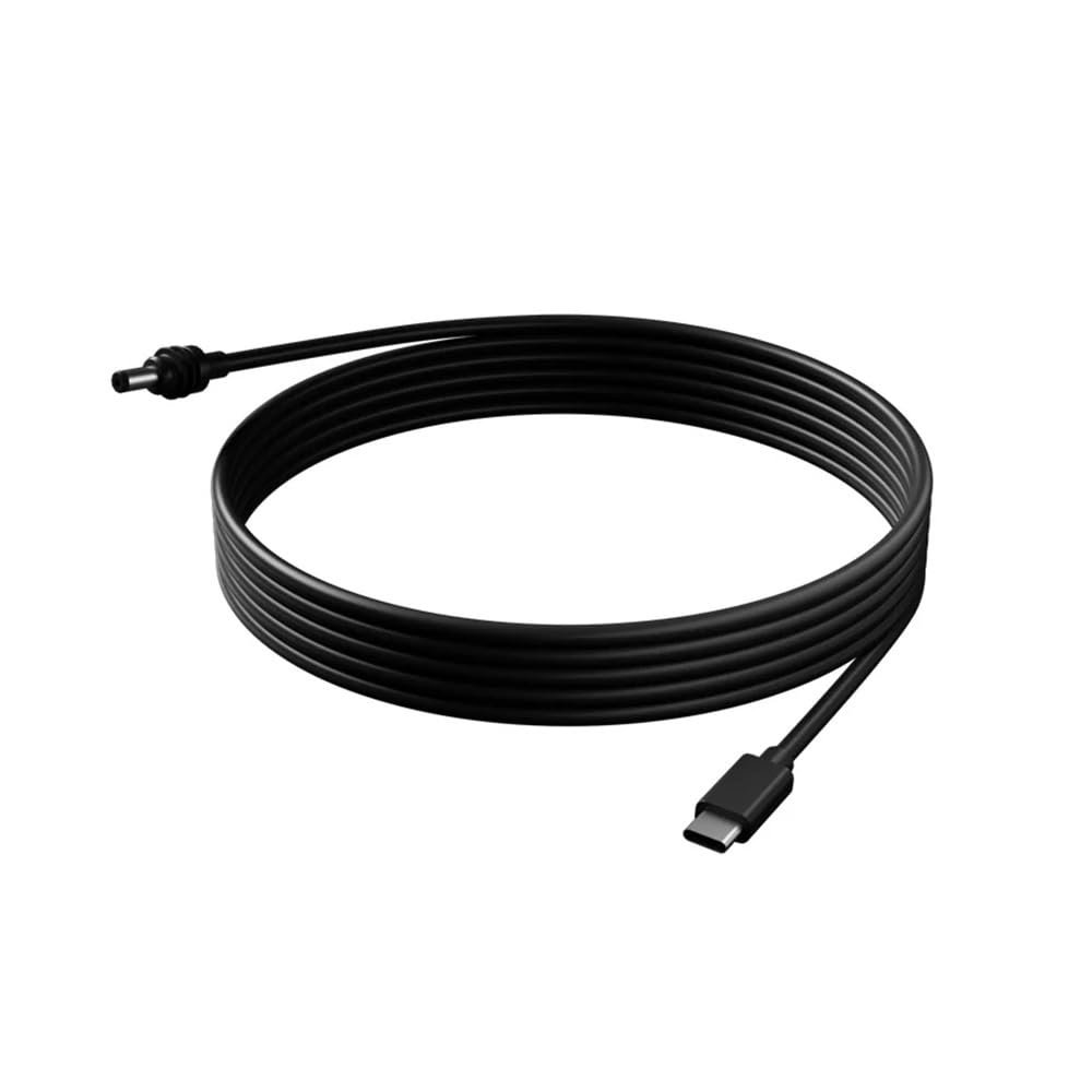 100W USB Type-C 2m/6.5ft Power Cable Input to Waterproof Barrel Jack Charging Cable for 65W Accessories replacement