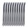 ciciglow 100Pcs 9.5mm Spiral Binding Coils 48 Rings 4:1 Ratio - Easy Rotation for Reading, Suitable for Business Projects, Office Use (Black) view 2