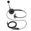 H600 35MV. Telephone Headset, Business Headset with Mic, Monaural Volume Control Headset with 35mm. Jack, Shock for Sound, Comfortable Leatherette Ear view 1
