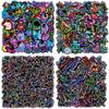 AOZVPEV Cool Stickers for Kids 218 Pcs, Cool Cute Neon Sticker Packs, Prizes for Kids Classroom Reward, Neon Stickers Packs, Waterproof Vinyl Stickers for Water Bottle, Laptop, Phone, Skateboard view 1