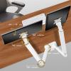 Work Dual Monitor Mount for 2 Monitors up to 30 inches, Gas Spring Arms with Height-Adjustable/Tilt/Swivel/Rotate, VESA 75mm or 100mm Play view 4