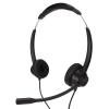 Bewinner Flexible Boom Arm 3.5mm Call Center Headset with Noise Canceling Mic for Business Calls Black view 1