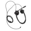 Bewinner Flexible Boom Arm 3.5mm Call Center Headset with Noise Canceling Mic for Business Calls Black view 2