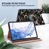 VODEFOX Case for Samsung Galaxy Tab S11 Ultra 14.6 Inch, PU Leather Tablet Cases Flip Folio Multi-Angle Viewing Stand Protective Cover with Card Slots - Moon view 4