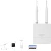 Outdoor Starlink WiFi Extender for Starlink Gen 3 Router, Starlink Signal/WiFi Repeater, IP65 Waterproof, Up to 56 Devices for Farm/Yard/RV/Campsite, 2.4G 574Mbps + 5.8G 1224Mbps (Grey) view 1