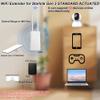 Outdoor Starlink WiFi Extender for Starlink Gen 3 Router, Starlink Signal/WiFi Repeater, IP65 Waterproof, Up to 56 Devices for Farm/Yard/RV/Campsite, 2.4G 574Mbps + 5.8G 1224Mbps (Grey) view 2