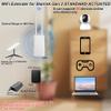 Outdoor Starlink WiFi Extender for Starlink Gen 3 Router, Starlink Signal/WiFi Repeater, IP65 Waterproof, Up to 56 Devices for Farm/Yard/RV/Campsite, 2.4G 574Mbps + 5.8G 1224Mbps (Grey) view 3