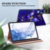 VODEFOX Case for Samsung Galaxy Tab S11 Ultra 14.6 Inch, PU Leather Tablet Cases Flip Folio Multi-Angle Viewing Stand Protective Cover with Card Slots - Diamond Butterfly view 3
