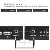 16 Ports HDMI Synchronizer - Multifunctional Keyboard Mouse Synchronizer Controller, KVM Metal Switcher Black, USB2.0 Full Speed view 4