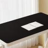 Liveinu Large Desk Mat PU Leather Desk Pad Protector, Non-Slip Office Writing Pad, Large Mouse Pad, Waterproof Desk Blotter pad for Office Home, Black 2, 32" x 48" view 1