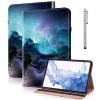 VODEFOX Case for Samsung Galaxy Tab S11 Ultra 14.6 Inch, PU Leather Tablet Cases Flip Folio Multi-Angle Viewing Stand Protective Cover with Card Slots - Starry Sky view 1