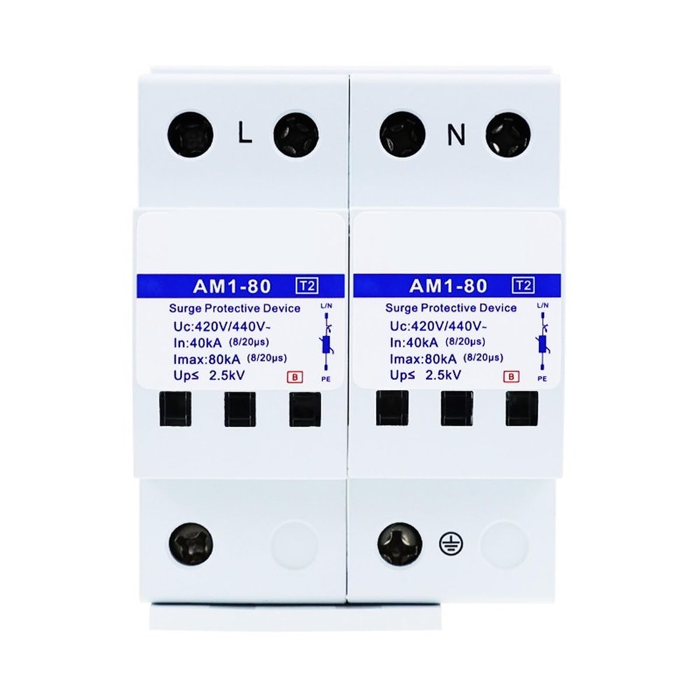 220V Power Supply Arrester 80KA120KA160KA Primary Main Power Supply Surge Protector 420V(220V 2P AM1-200)