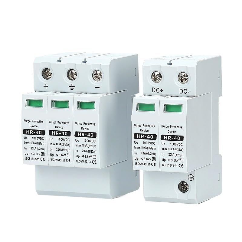 DC Surge Protection Device 2P 3P500V600V800V1000V TDNK ovoltaic Solar Lightning Arrester(2P,600V)