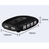 4 Port Smart KVM Switch USB Keyboard Mouse Synchronizer Controller, Plug and Play Support, for Windows, for Linux and Other Systems view 2
