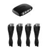 4 Port Smart KVM Switch USB Keyboard Mouse Synchronizer Controller, Plug and Play Support, for Windows, for Linux and Other Systems view 3