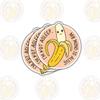3 Pcs Banana Im Not Asleep My Mind is Alive Stickers, Waterproof Vinyl Decals for Laptop, Water Bottle, Notebook, Journal and Scrapbook, Funny Quote Gift for Teens, Students, Teachers 4 Inches view 1