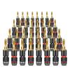 16PCS Speaker Banana Connector 24K Gold Plated Brass Speaker Adapter Audio Video Banana Connectors view 1