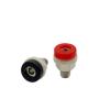 40pcs 2mm Banana Socket Binding Post Nut Banana Jack Electrical Connector Terminal Test Hole(20 Red 20 Black) view 4