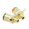 10pcs 4mm Red&Black Banana Socket Professional Binding Post Connector Brass with Gold Plated for 4mm Banana for Speaker view 1