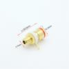 10pcs 4mm Red&Black Banana Socket Professional Binding Post Connector Brass with Gold Plated for 4mm Banana for Speaker view 3