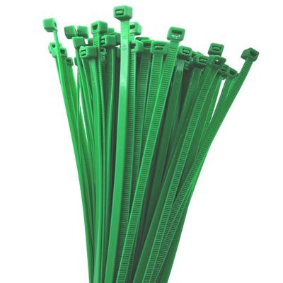 Zip Ties, 100pcs Green Zip Ties 12 Inch,Zipties Cable Tie Wraps, Multi-Purpose Cable Management Ties, Self-Locking Ziptie for Office and Home(Can bear 50lb)