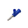 10Pcs 4mm Banana Terminal Binding Post Electrical Connector Adaptor 5 Colors(10Pcs Blue) view 2