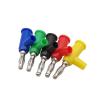 10Pcs 4mm Banana Terminal Binding Post Electrical Connector Adaptor 5 Colors(10Pcs Blue) view 3