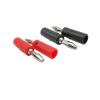 100pair Audio Speaker 4mm Banana &Socket Connector Kits Jack Panel Terminal Red&Black(100Pair Red) view 3