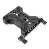 15mm Camera Base Plate, Double Hole Pipe Quick Release Plate, Aluminum Alloy Camera Mounting Baseplate with 14/ and 38/ Inch Screws, Lightweight Hollow view 3
