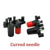1/5/10Pcs WP2-10A 4mm Banana Socket External Audio Jack Speaker Amplifier Wire Spring Terminal Switch Connector Straight/Bend(2P Bend Pin,10Pcs) view 2