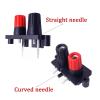 1/5/10Pcs WP2-10A 4mm Banana Socket External Audio Jack Speaker Amplifier Wire Spring Terminal Switch Connector Straight/Bend(2P Bend Pin,10Pcs) view 4
