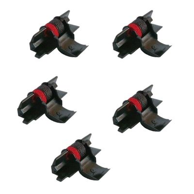 5 Pack Compatible Ink Ribbons for Calculators IR 40T Replacement Suitable for FR 2550 FR 2500 HR 100 HR 150 Models