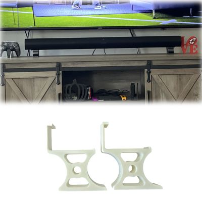 2-Pack Riser Stand with Secure Lock for Sonos Arc Soundbar - 3 Height Options (1/2/3 Inch) | Vibration Reduction & Audio Optimization (Black, 3inch Height)